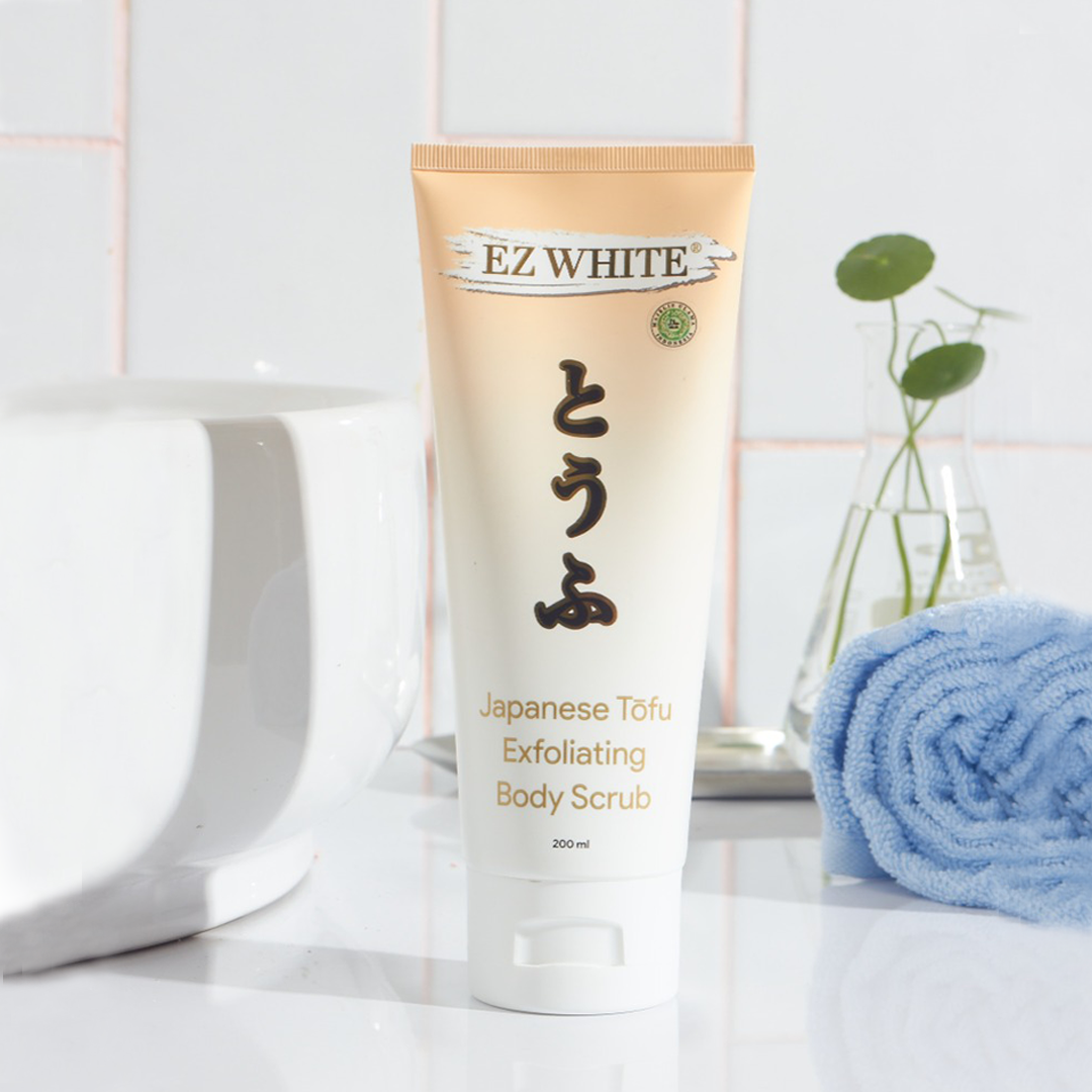EZ White Japanese Tofu Exfoliating Body Scrub