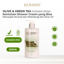 Muat gambar ke penampil Galeri, EZ White Olive &amp; Green Tea Shower Cream
