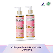 Muat gambar ke penampil Galeri, EZ White Collagen Face &amp; Body Lotion Bundling (2 Botol Collagen)
