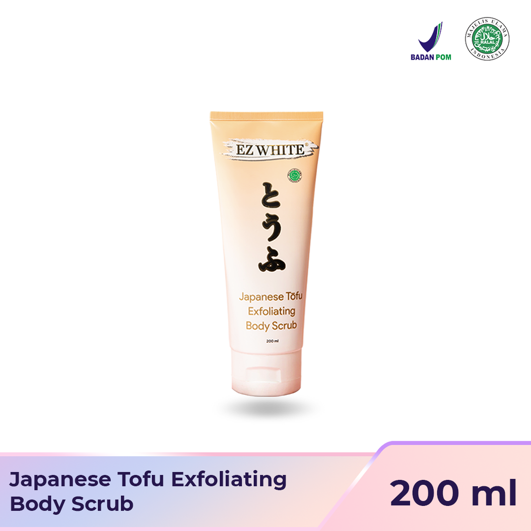 EZ White Japanese Tofu Exfoliating Body Scrub
